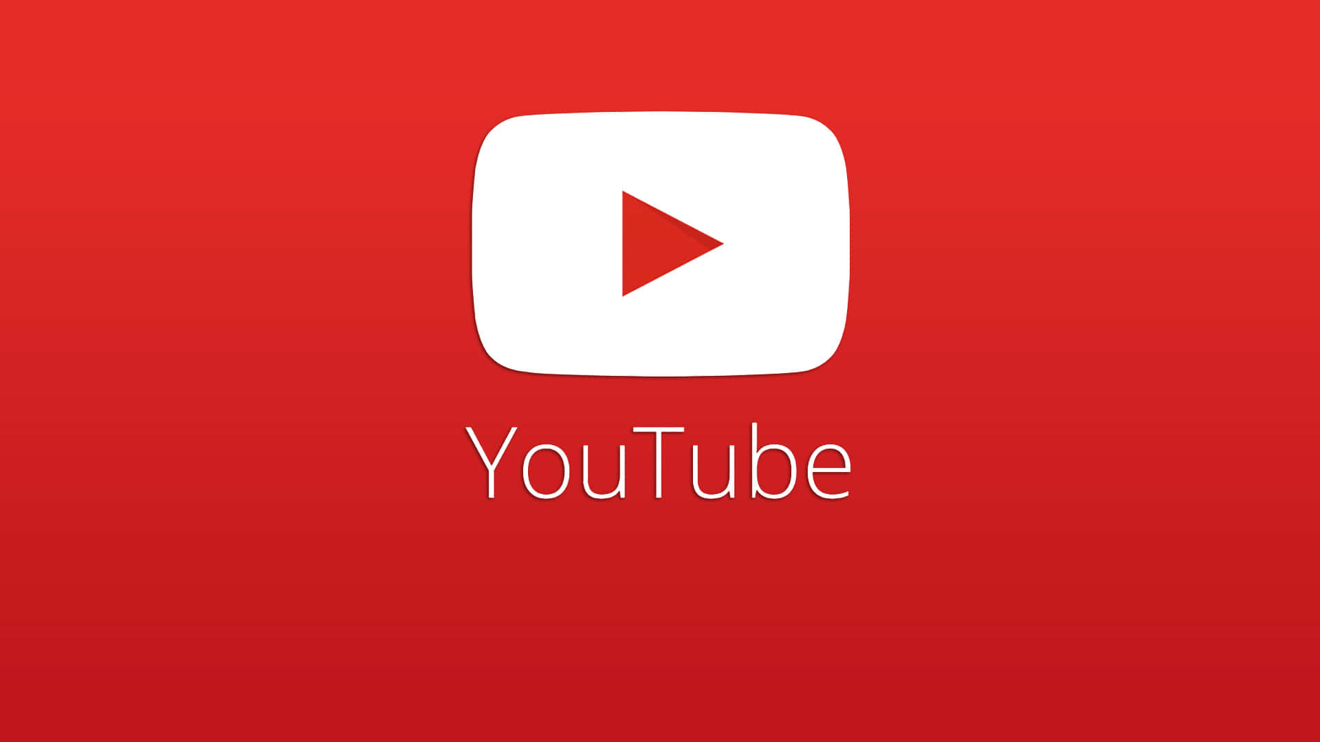 Vibrant YouTube Logo on Dark Background