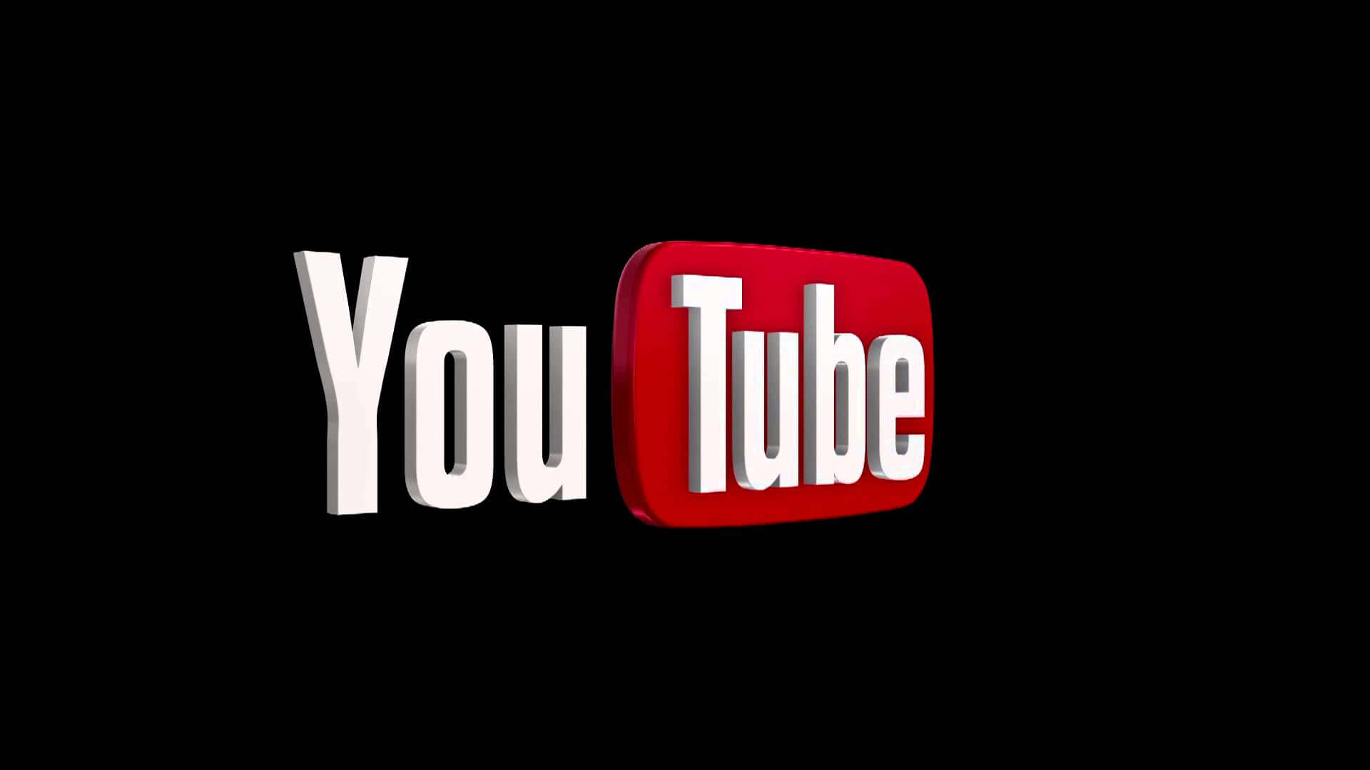 Logode Youtube En Color Negro