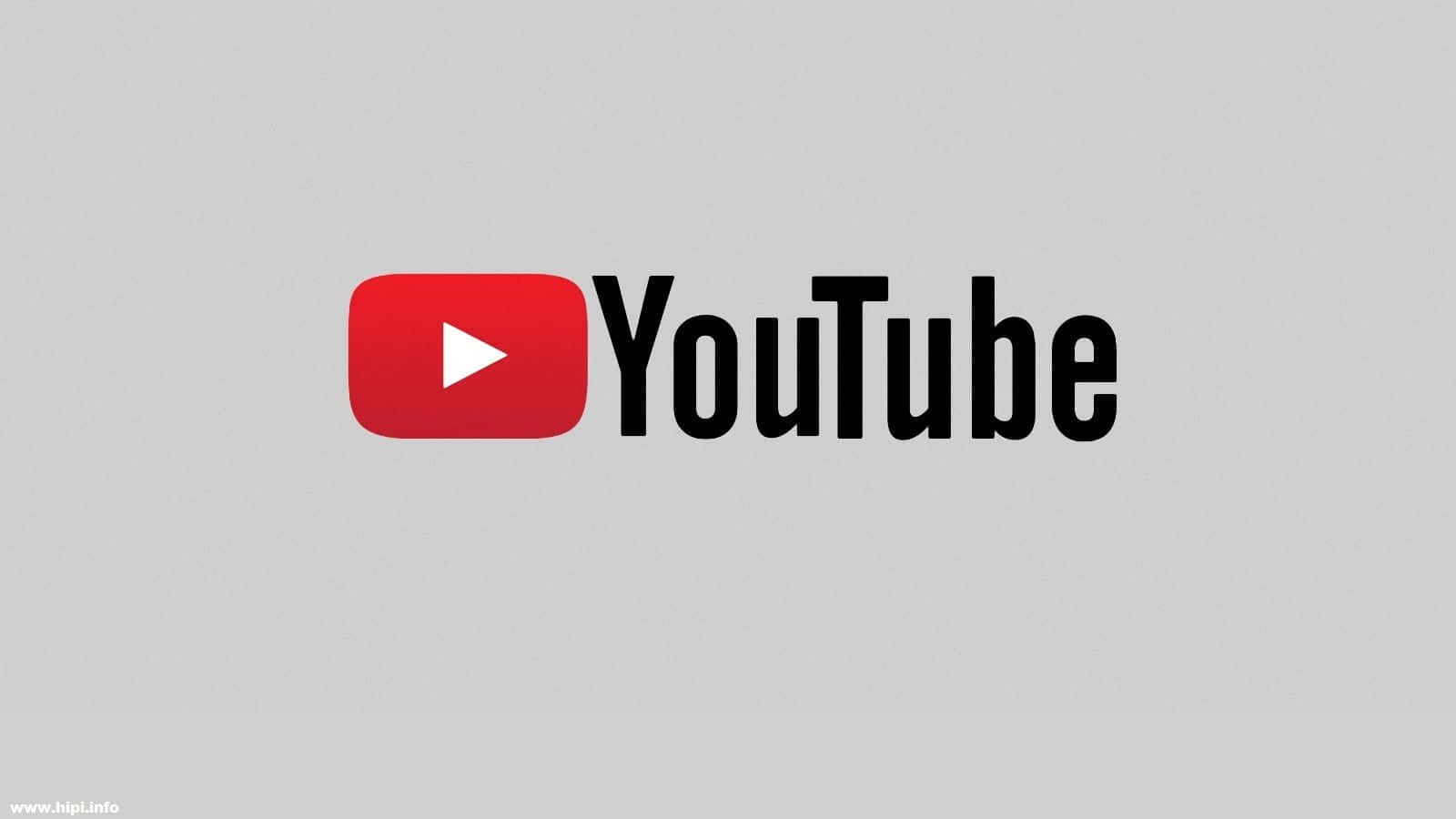 Youtube Logo in Black Background