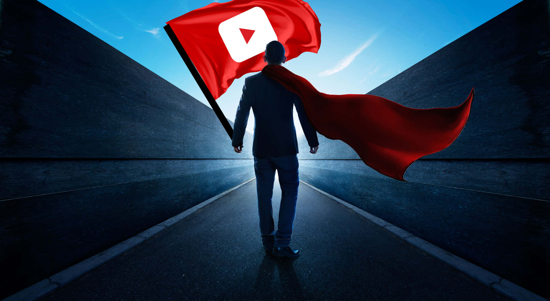 Logotipode Youtube Negro Sobre Fondo Oscuro.