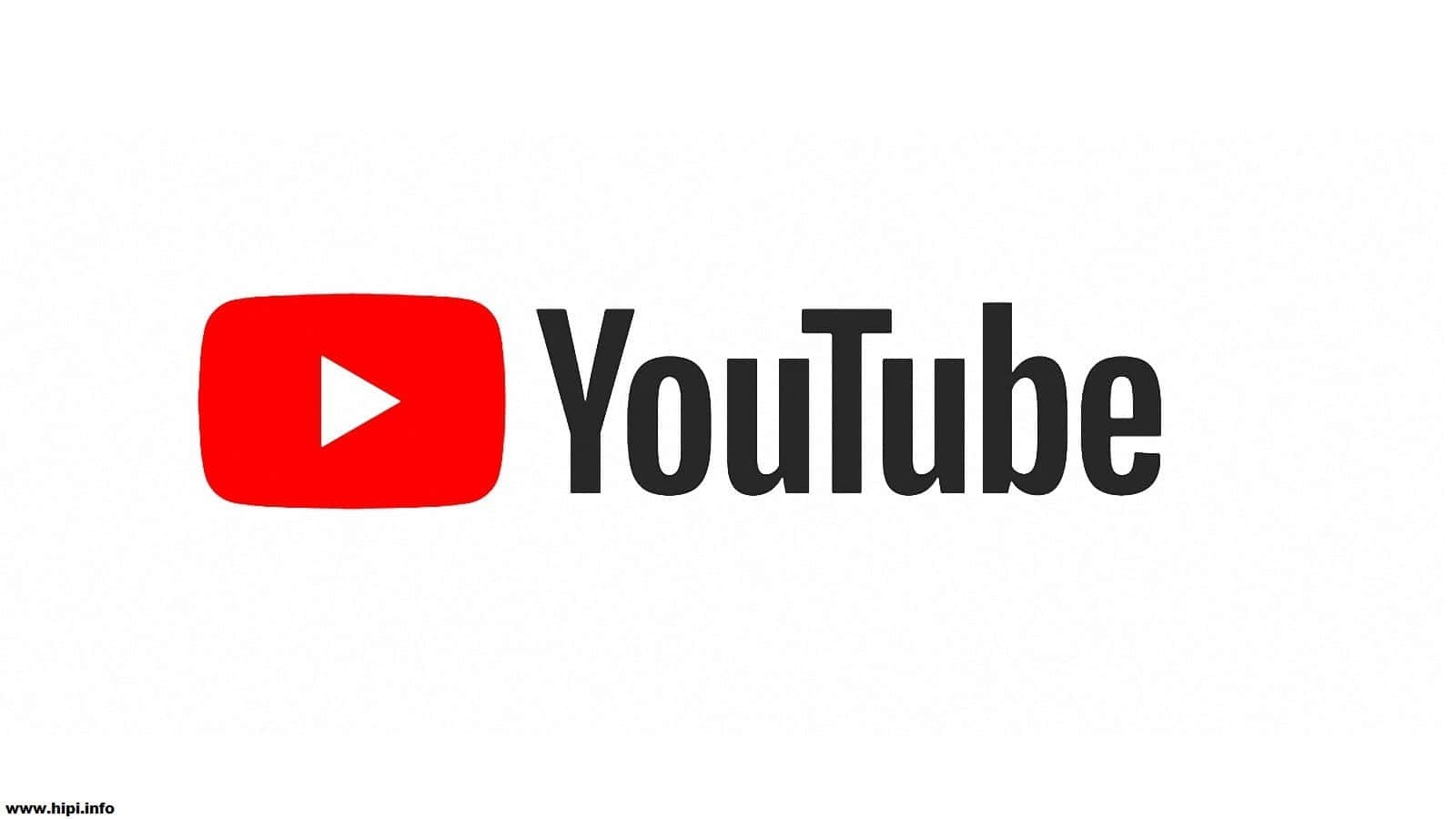 YouTube Logo on a Black Background