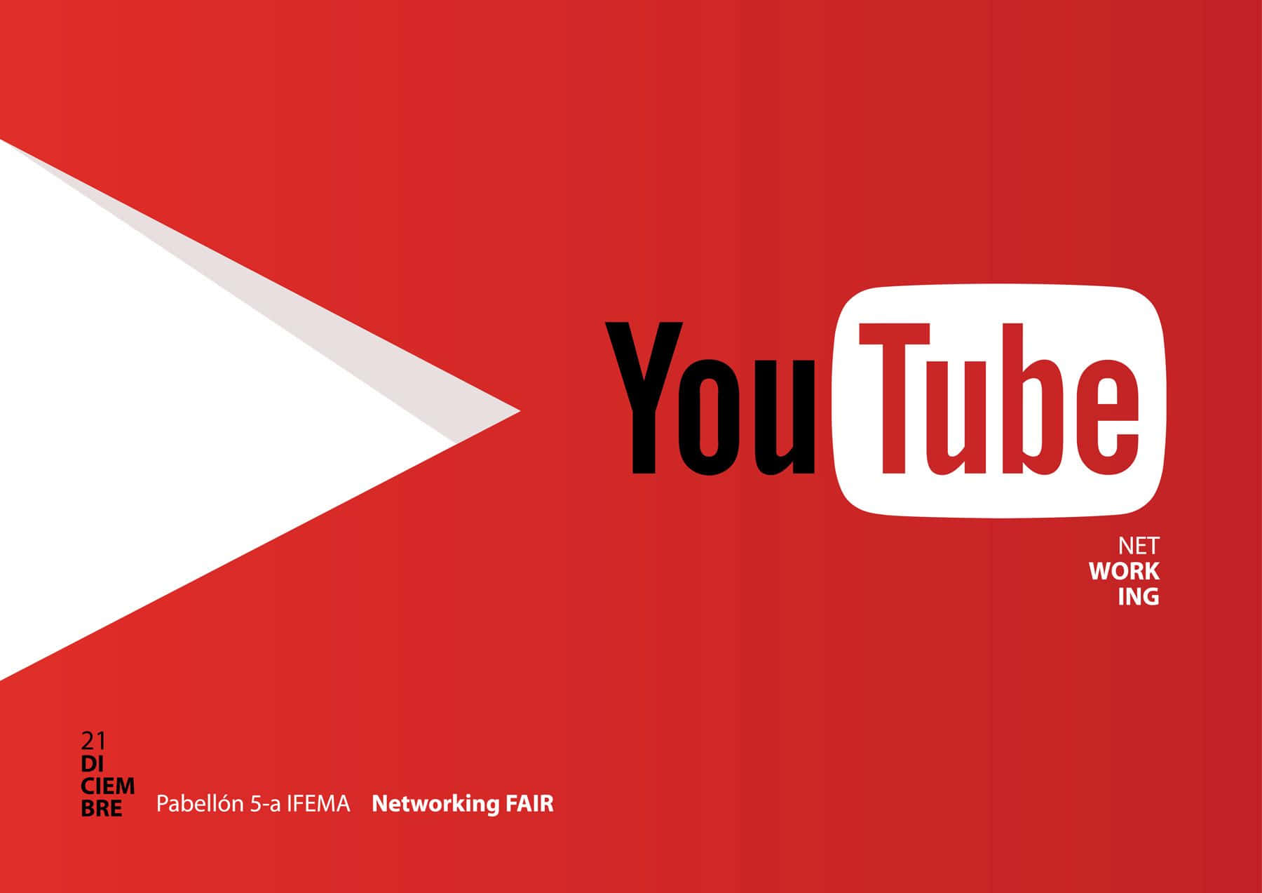 YouTube Logo on Black Background