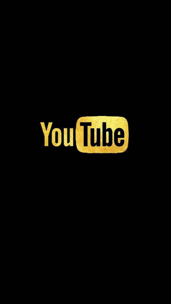 Youtube Logo On A Black Background