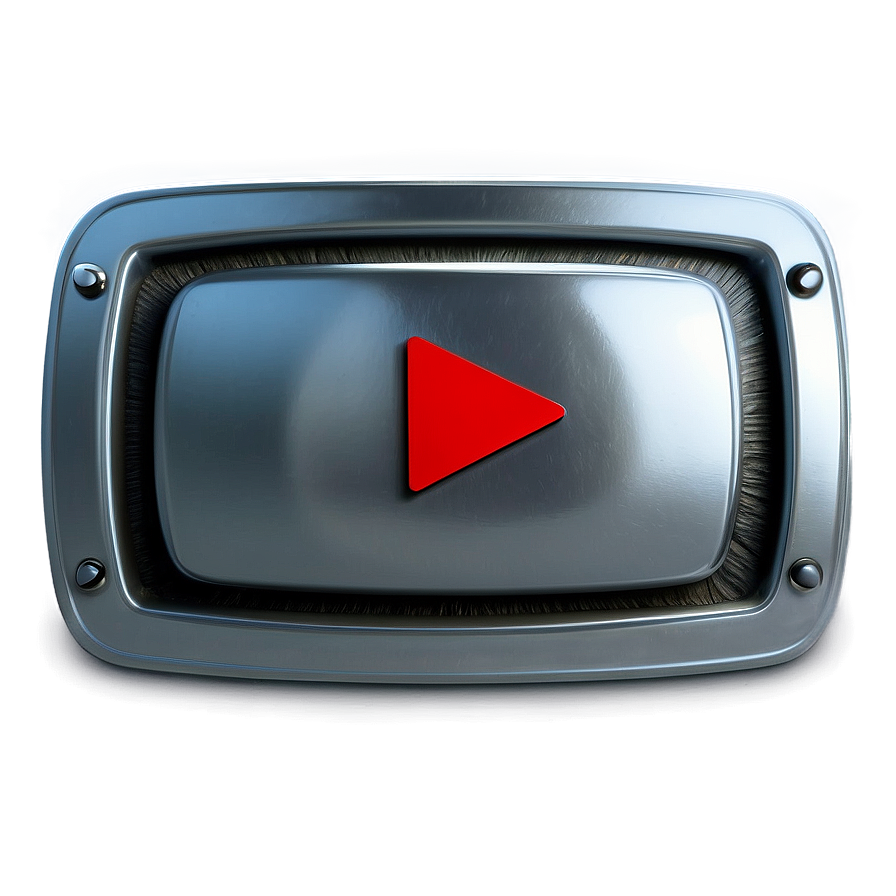 Download Youtube Silver Play Button Png 51 | Wallpapers.com