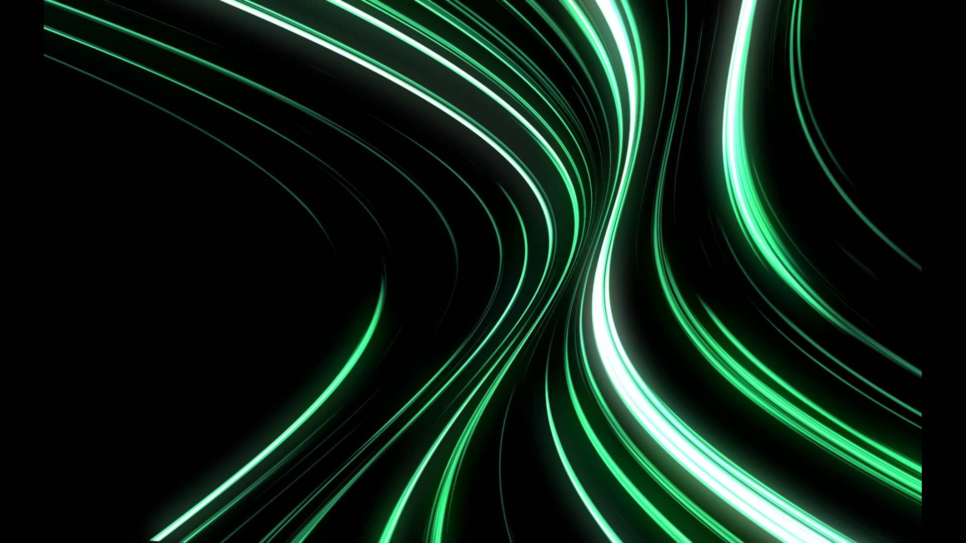 Youtube Thumbnail Neon Green Wave Wallpaper