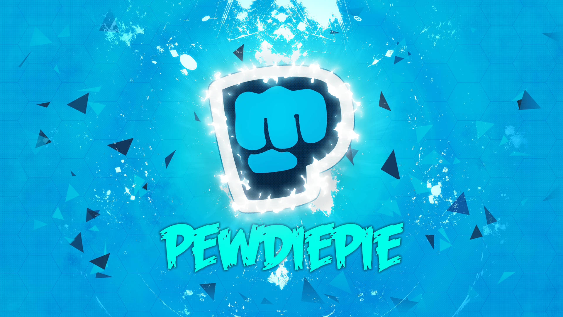 Think Positively and Let The Glowing Brofist Lead You Wallpaper