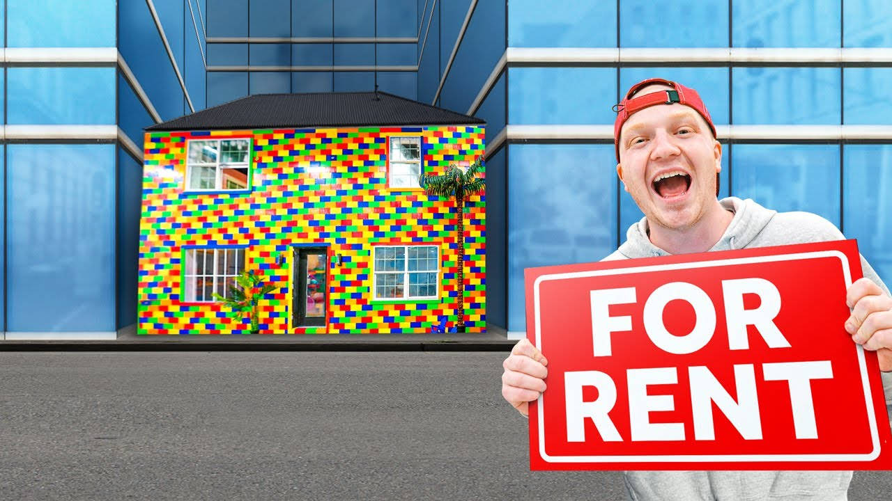 YouTuber Unspeakable LEGO Hus til leje Wallpaper