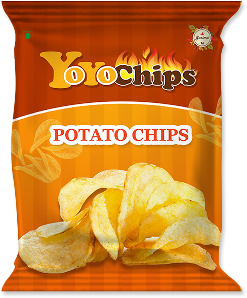 Yoyo Chips Potato Chips Package PNG