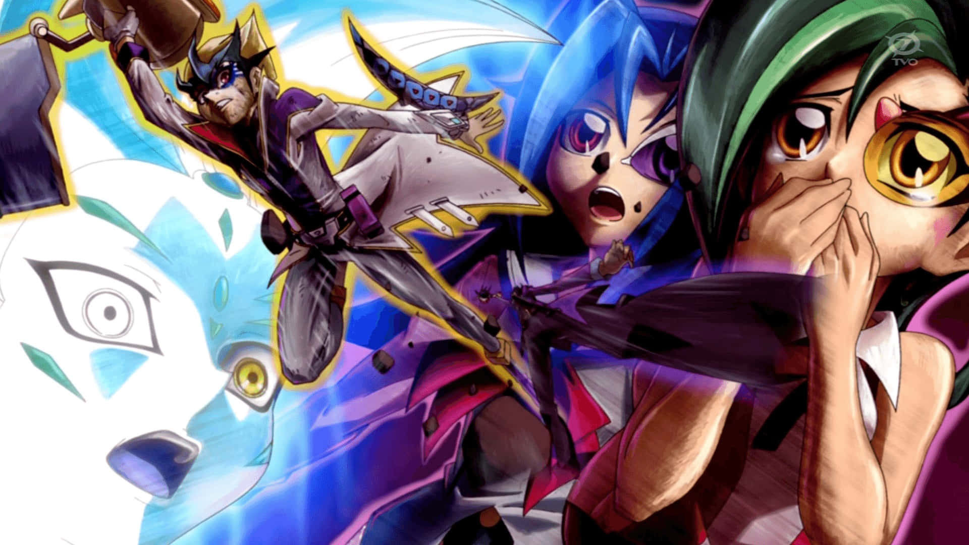Battle Ready Yu-Gi-Oh! Astral and Yuma Duelists Wallpaper