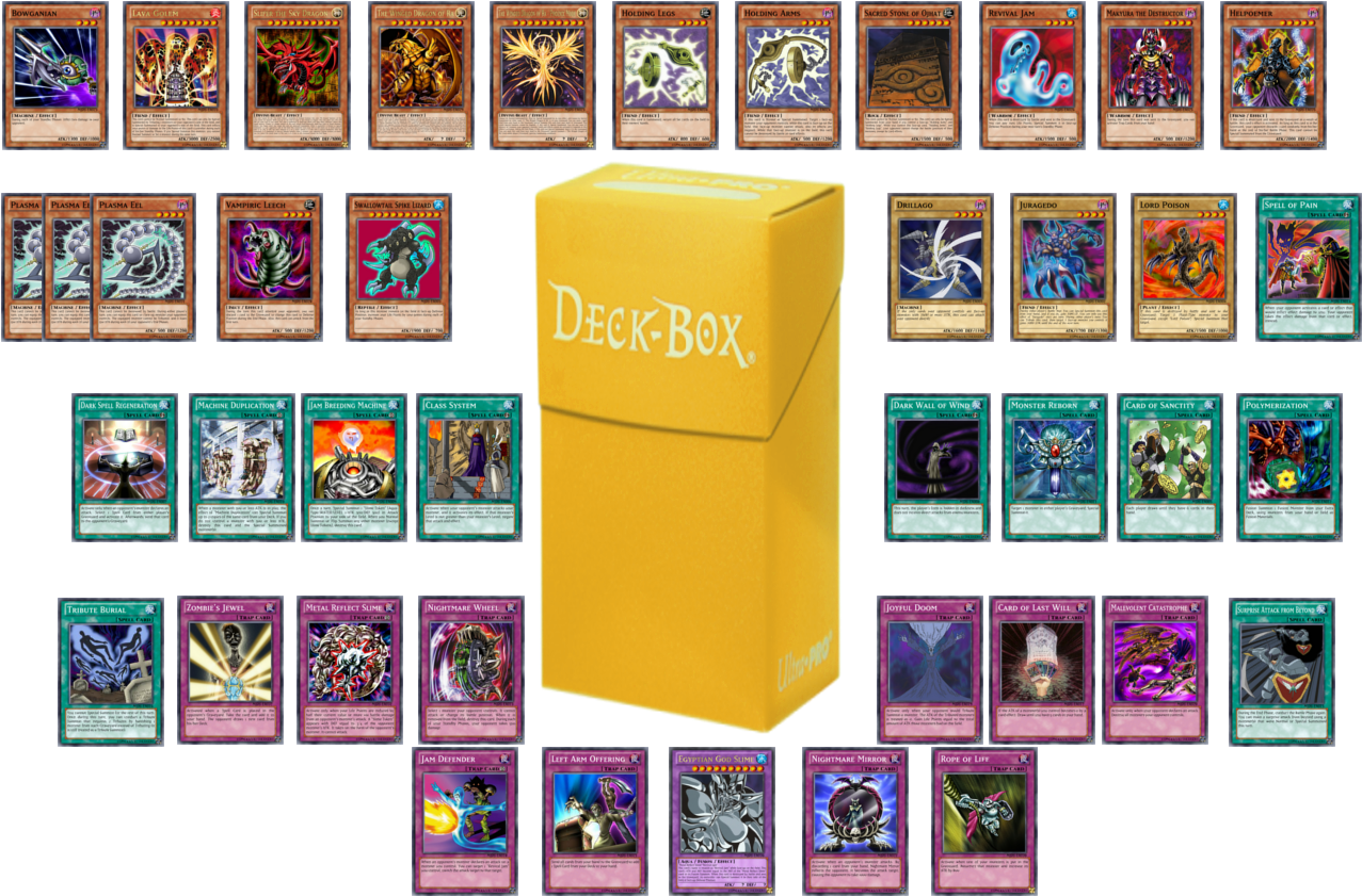Yu Gi Oh Deck Collection Yellow Box PNG