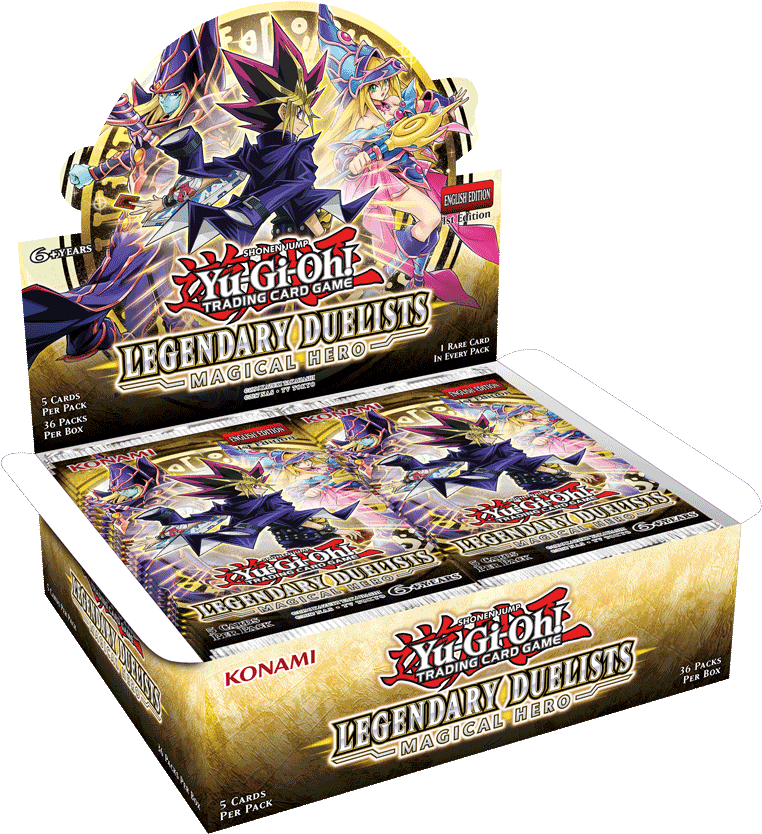 Yu Gi Oh Legendary Duelists Magical Hero Booster Box PNG