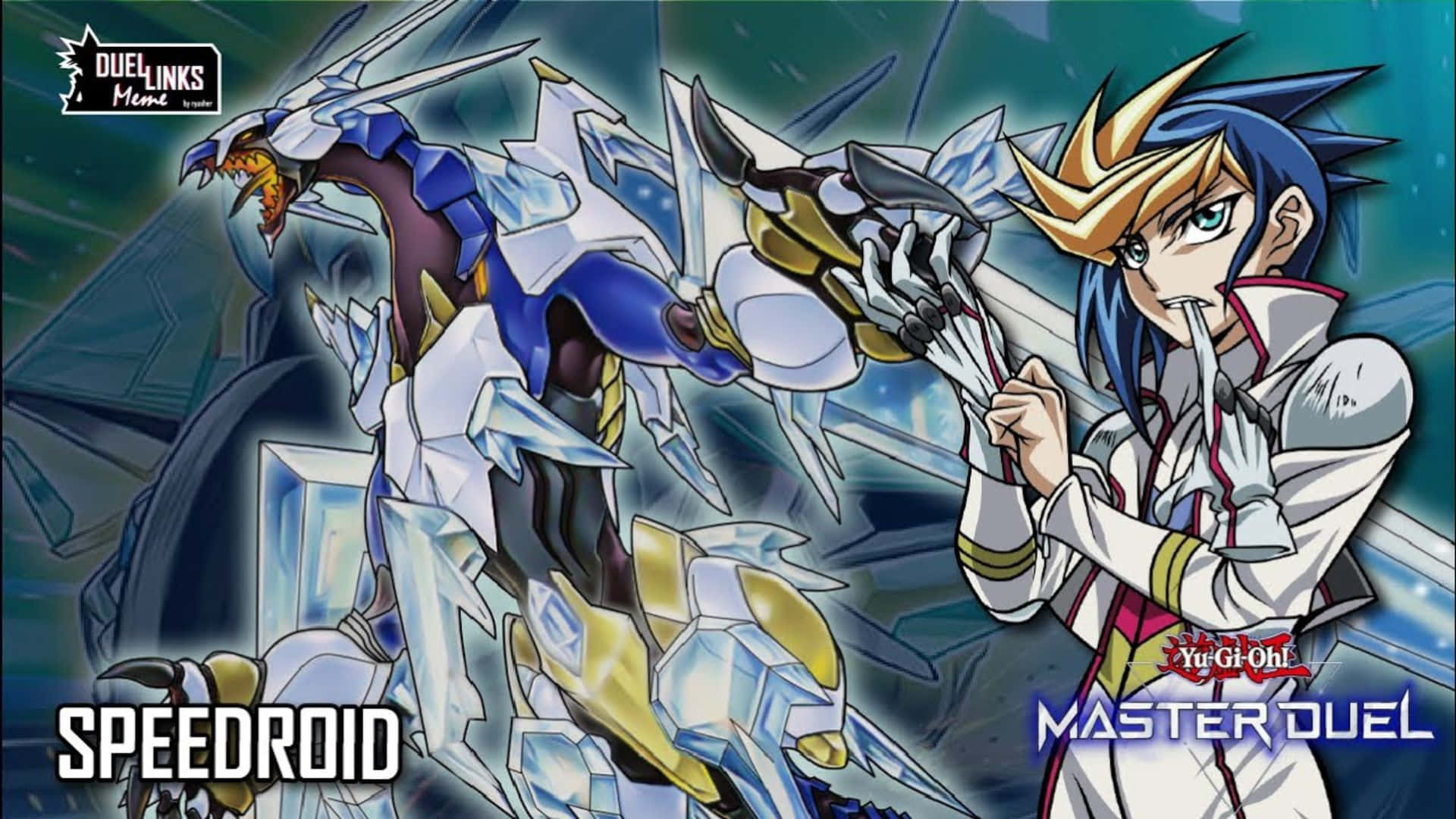 Yu-gi-oh Yugo - Action-packed Duel in High Resolution Wallpaper