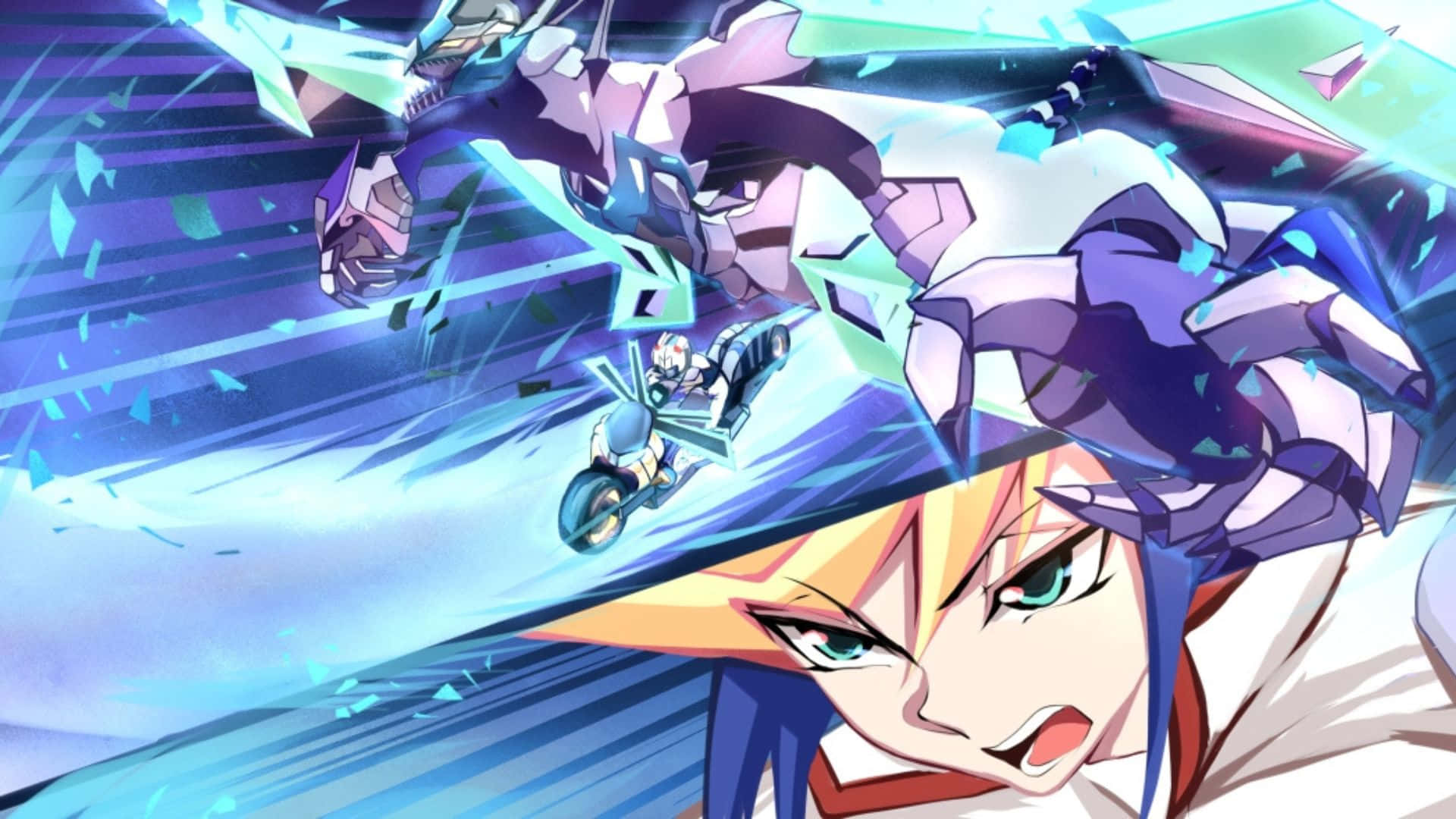 Yu-Gi-Oh Yugo, dynamic duelist in action Wallpaper