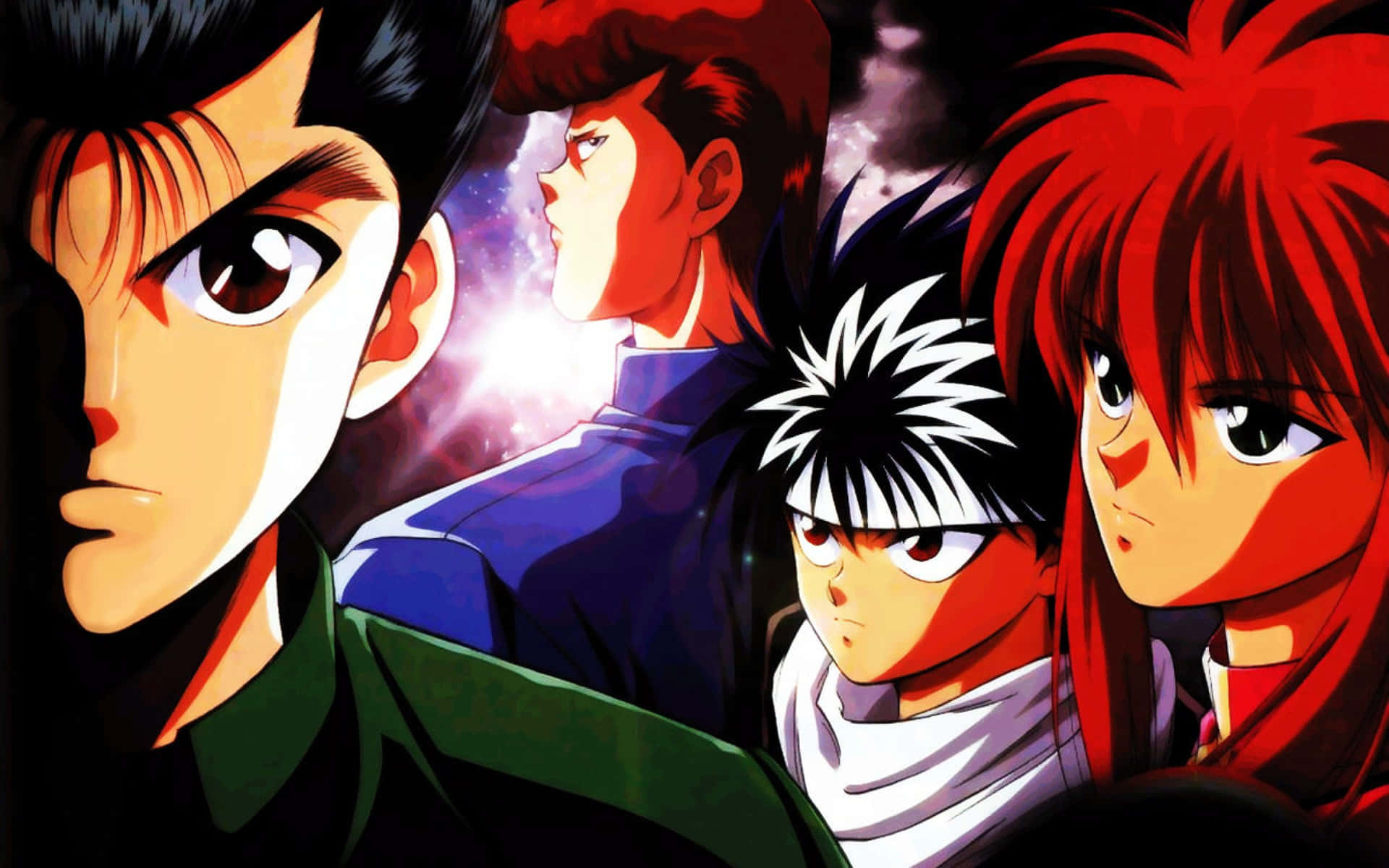 "Ready for action? Yusuke Urameshi is in pursuit of the elusive criminal, Toguro!"