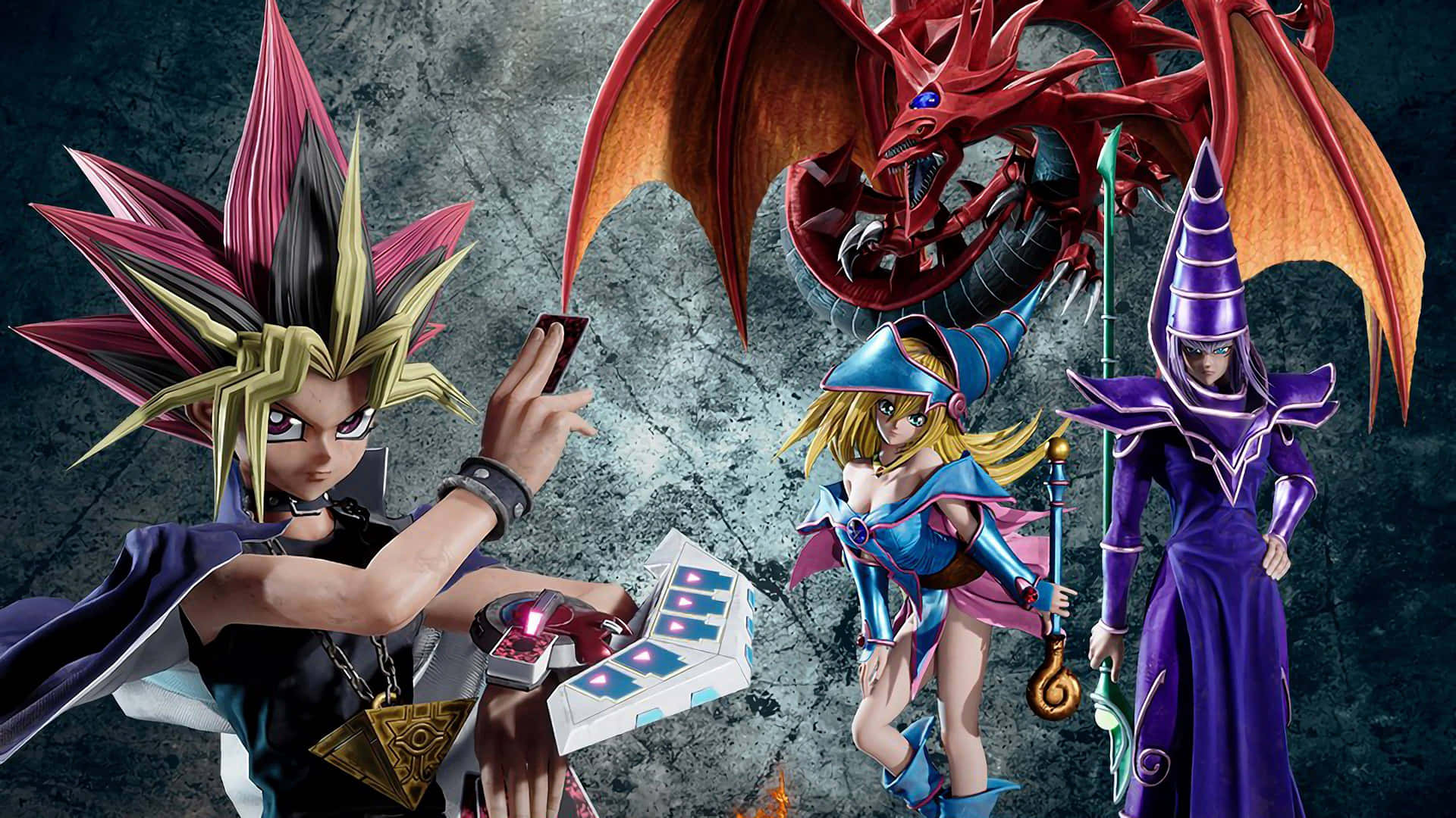 Yugi Muto with his Duel Disk Wallpaper