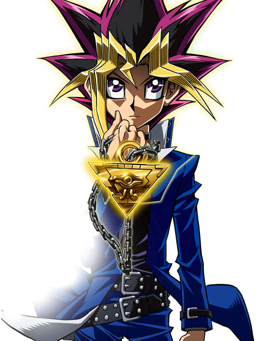 Yugi Muto, the King of Games, in action Wallpaper