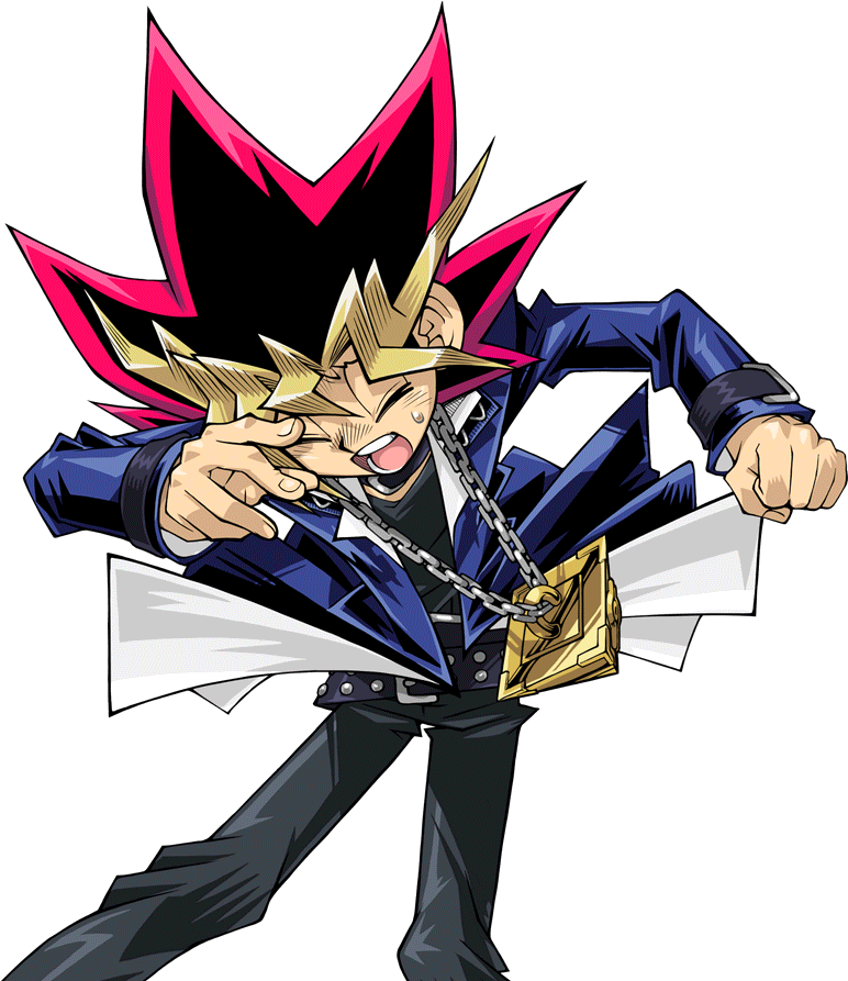 Download Yugi Muto Duelist Pose | Wallpapers.com