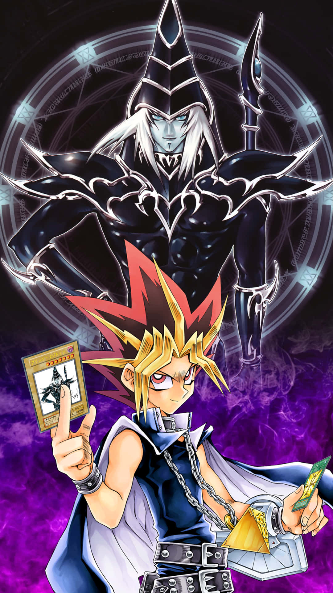 Mystical Dark Magician from Yu-Gi-Oh! Wallpaper
