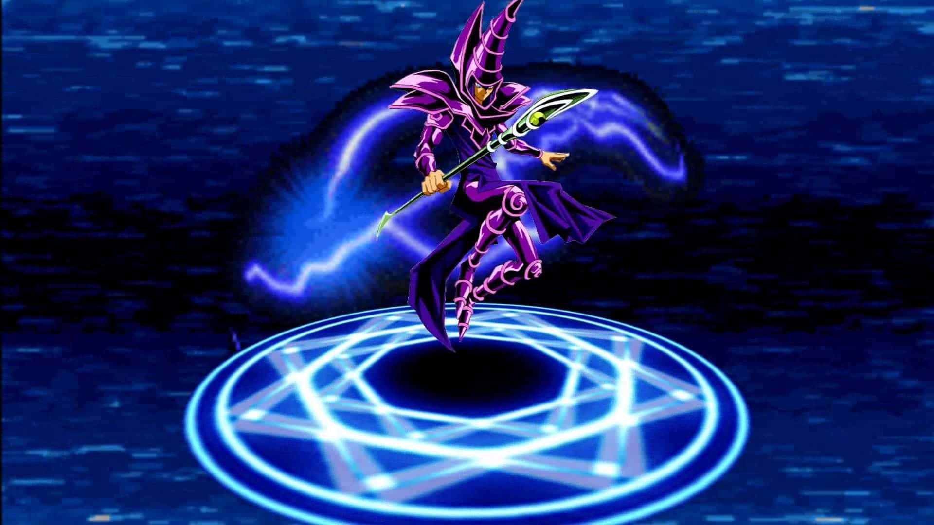 The Legendary Dark Magician from Yu-Gi-Oh! Wallpaper