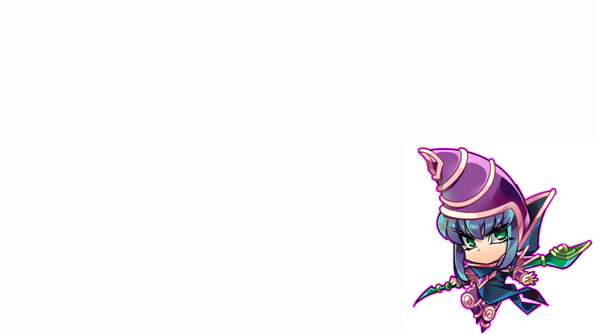 The Enigmatic Dark Magician from Yu-Gi-Oh! Wallpaper