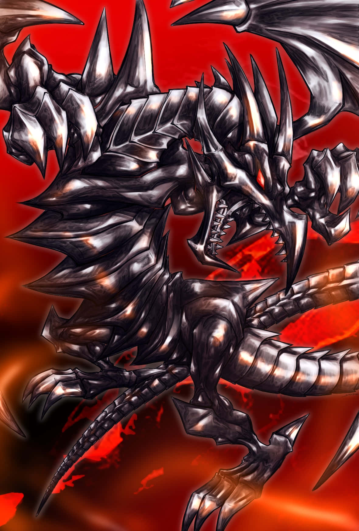 Astonishing YuGiOh Dragons showcase their power Wallpaper