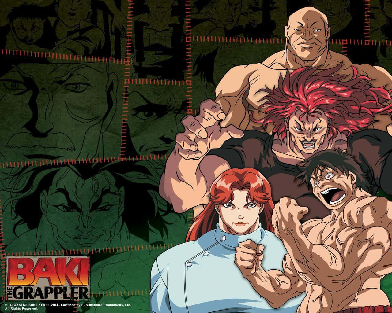 Yujirohanma, Baki, Pickle E Jack - (these Are Names And Should Be Left As Is In Portuguese) Papel de Parede