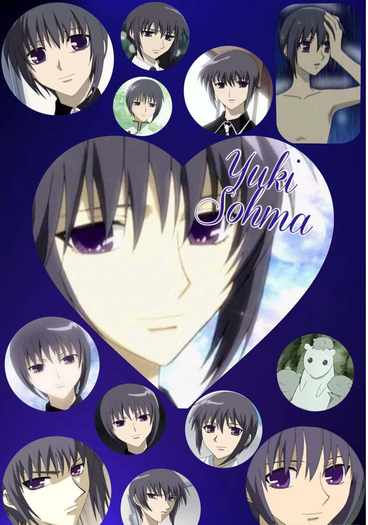 Kolase Anime Yuki Sohma Wallpaper