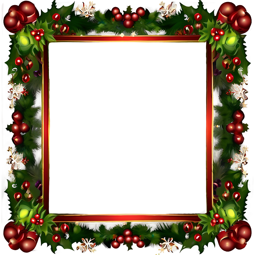 Download Yuletide Frame Png 05252024 | Wallpapers.com