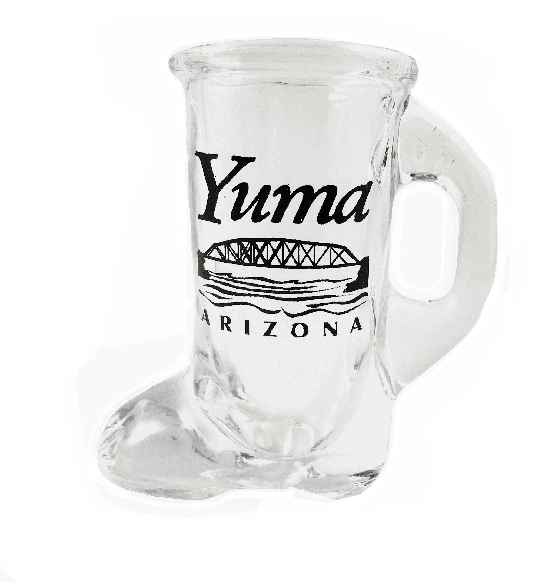 Yuma Arizona Souvenir Glass Mug PNG