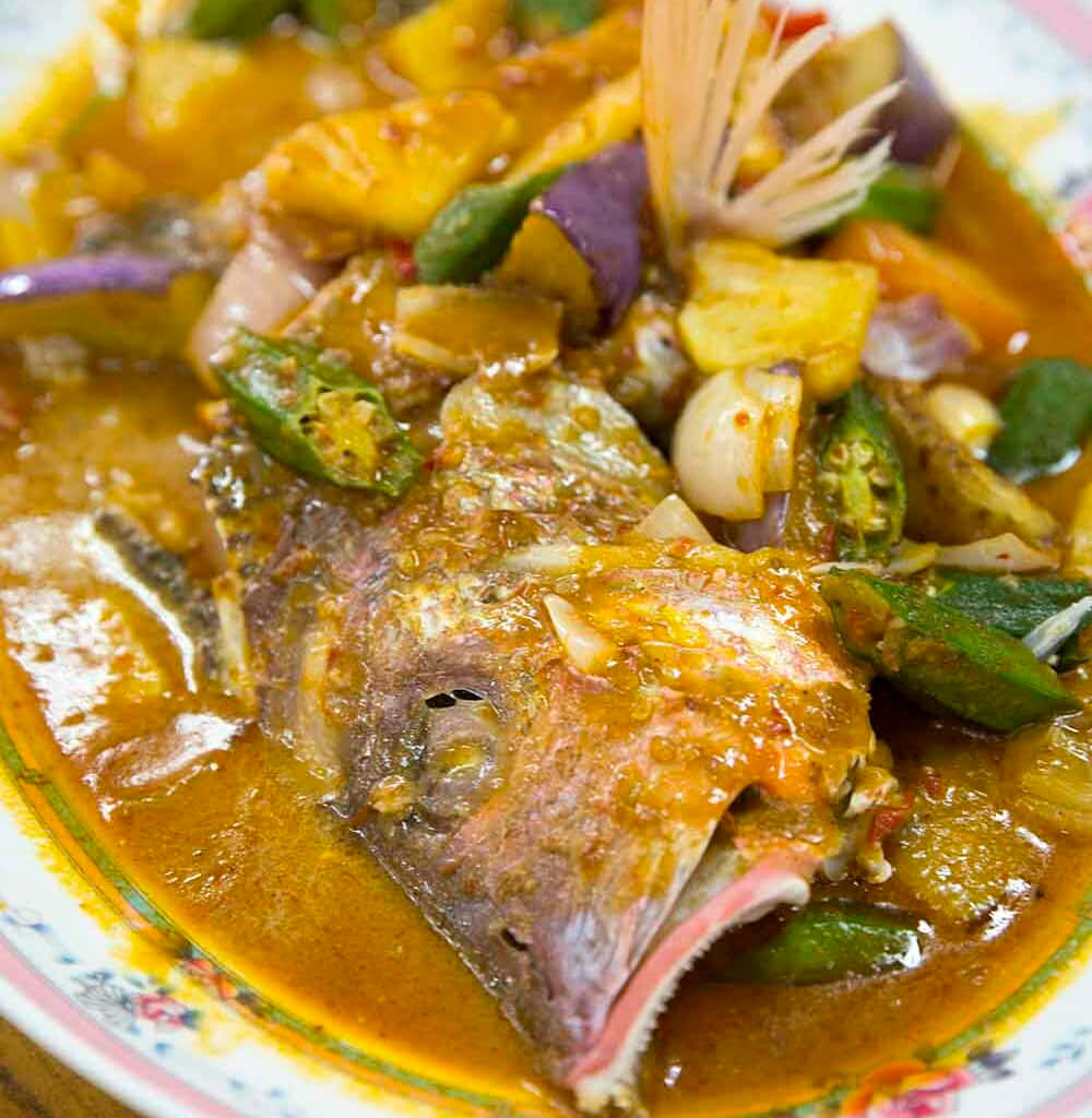 Appetizing Singaporean Fish Head Curry Wallpaper