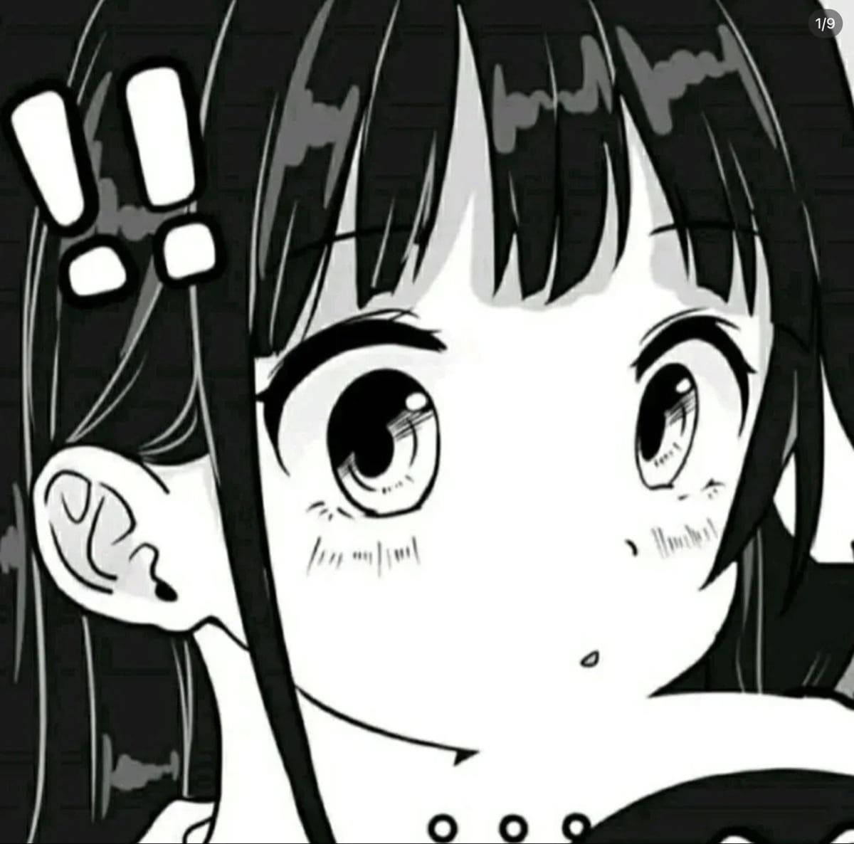 Manga PFP - Aesthetic Black and White Anime PFP for TikTok, Discord