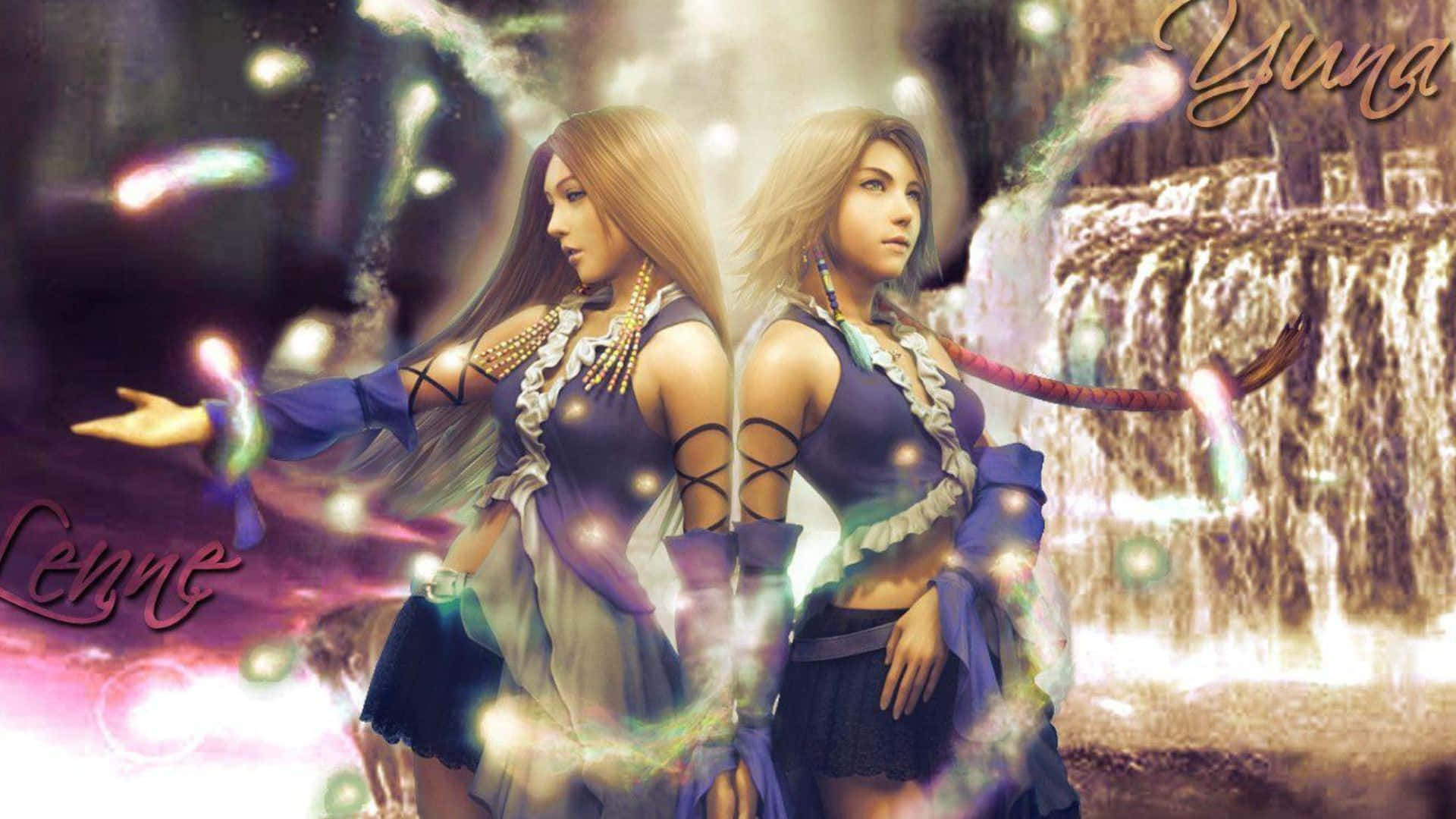 Yuna - The Spirited Summoner Of Final Fantasy Wallpaper