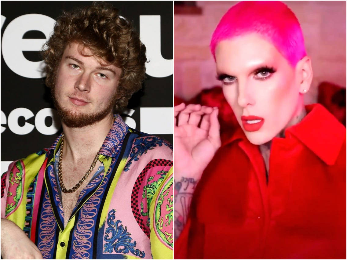 Download Yung Gravy With Jeffree Starr Wallpaper | Wallpapers.com