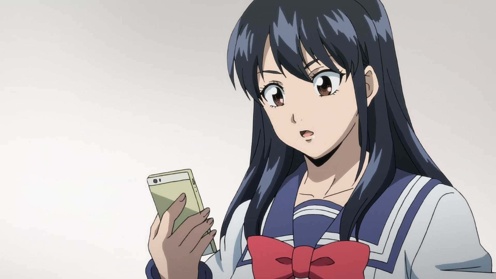 Yuri Honjo Anime Characterwith Phone Wallpaper