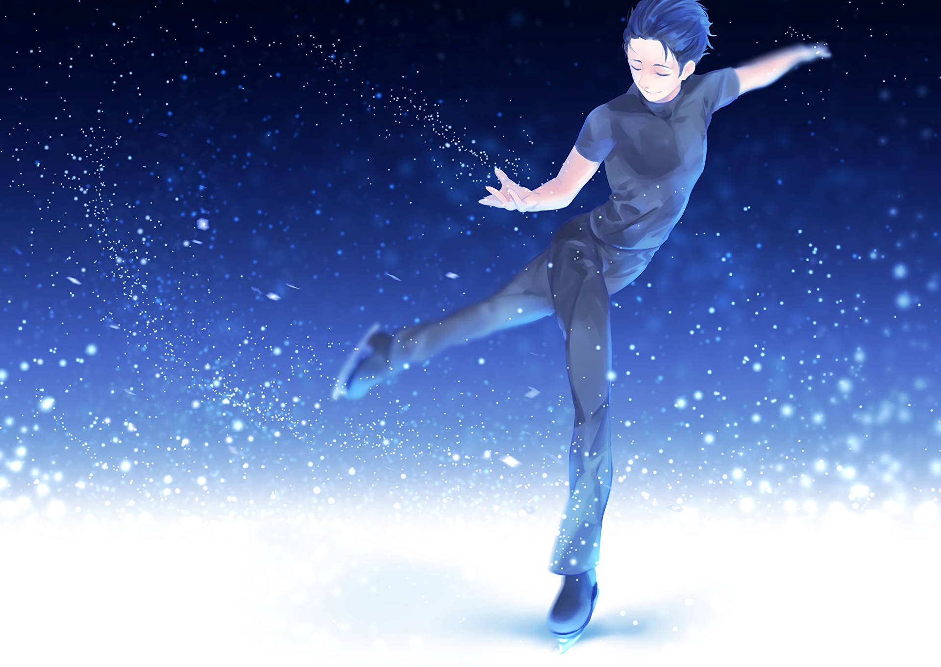 Yuri On Ice Katsuki Skating