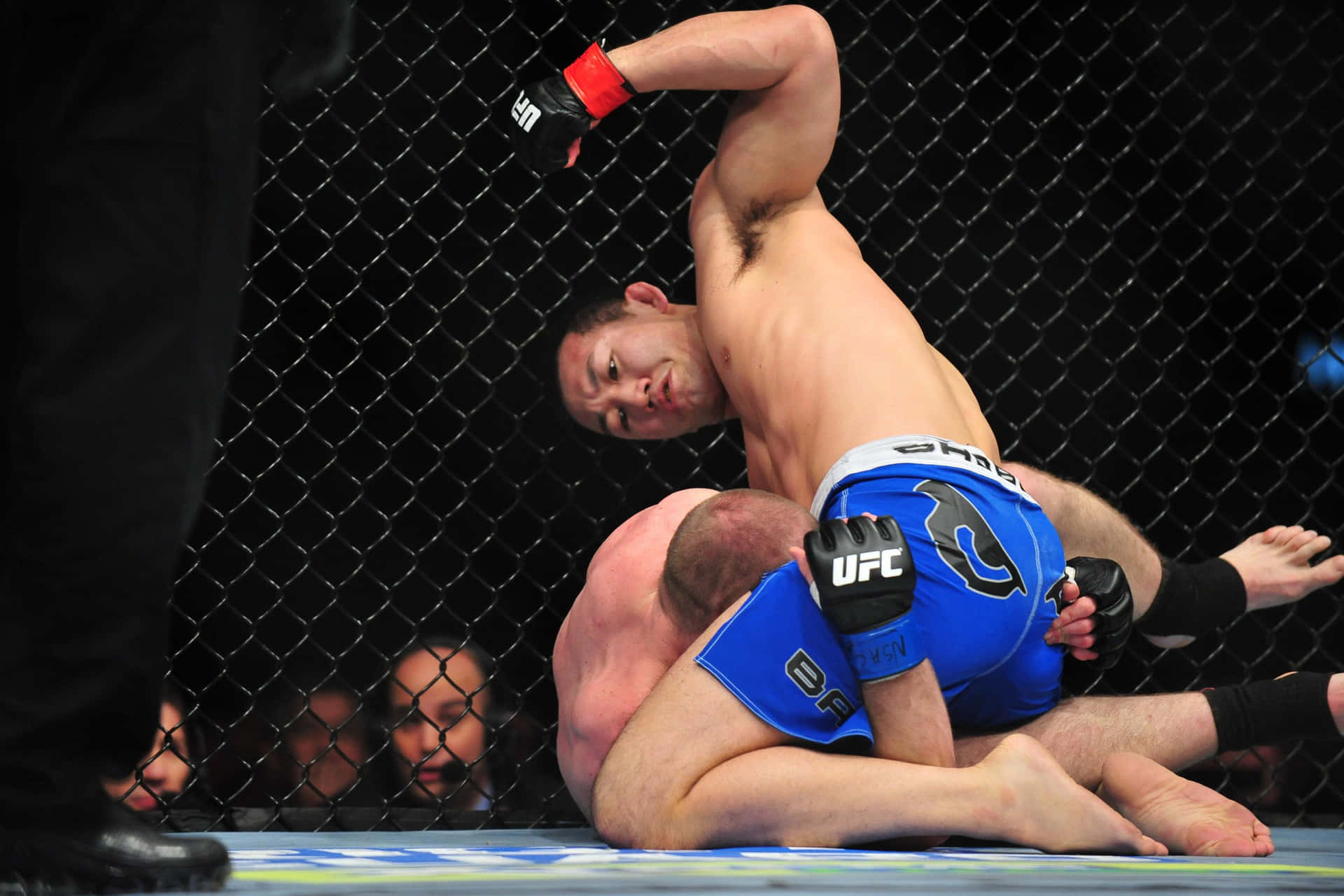 Yushin Okami angriber Alan Belcher UFC 155 Wallpaper