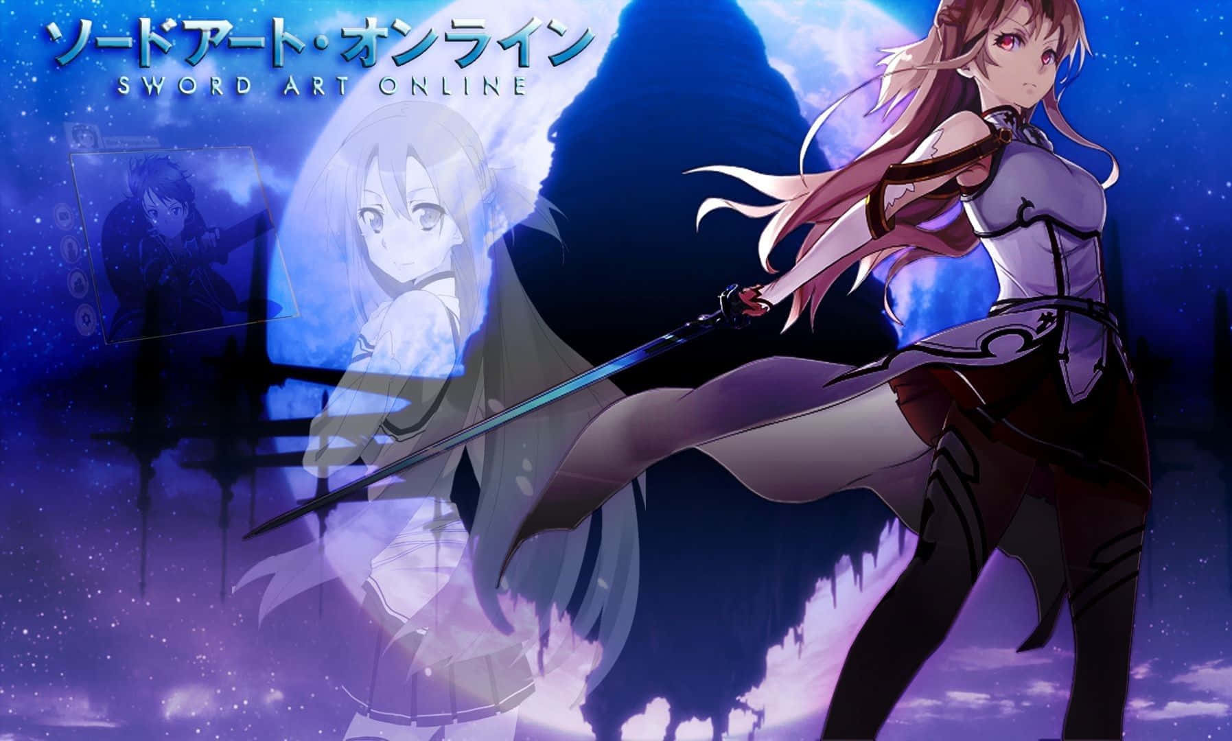 Download Yuuki Asuna, the skilled swordswoman in virtual reality Wallpaper