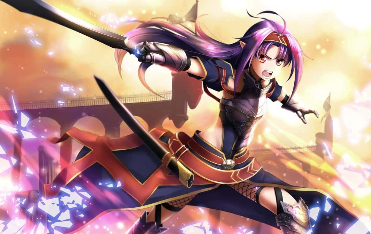Yuuki Konno - The Sword Art Online Heroine Wallpaper