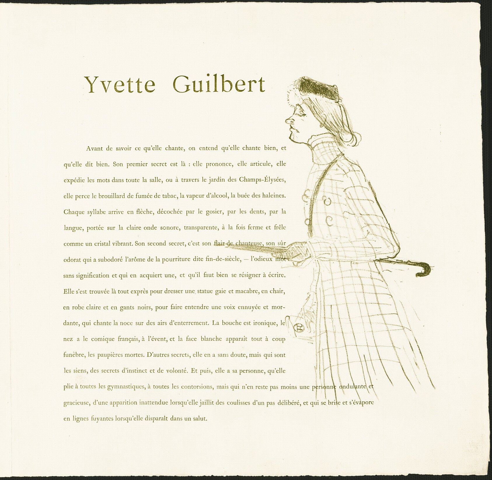 Yvette Guilbert Wallpaper