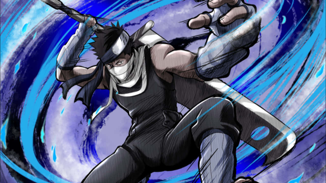 Zabuza Momochi Pose Aksi Wallpaper