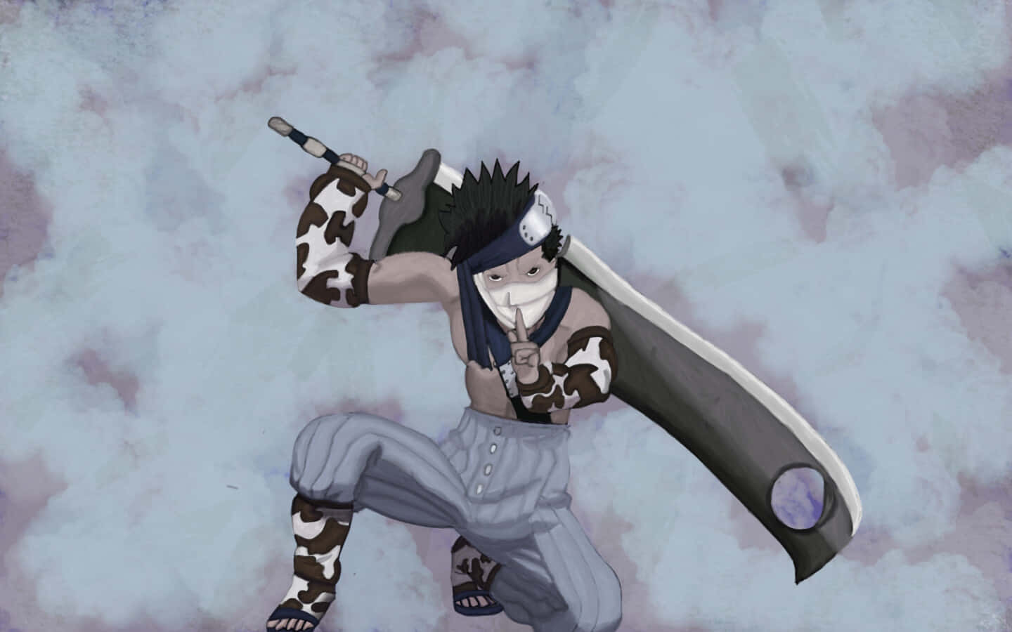 Zabuza Momochi Naruto Anime Hahmo Taustakuva