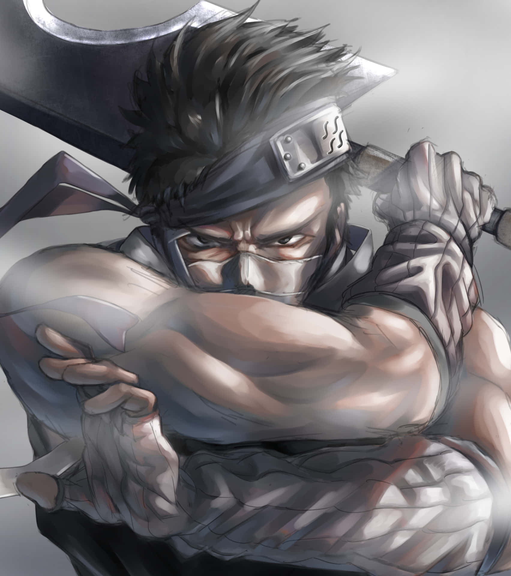 Zabuza Momochi Prêt Pour La Bataille Fond d'écran