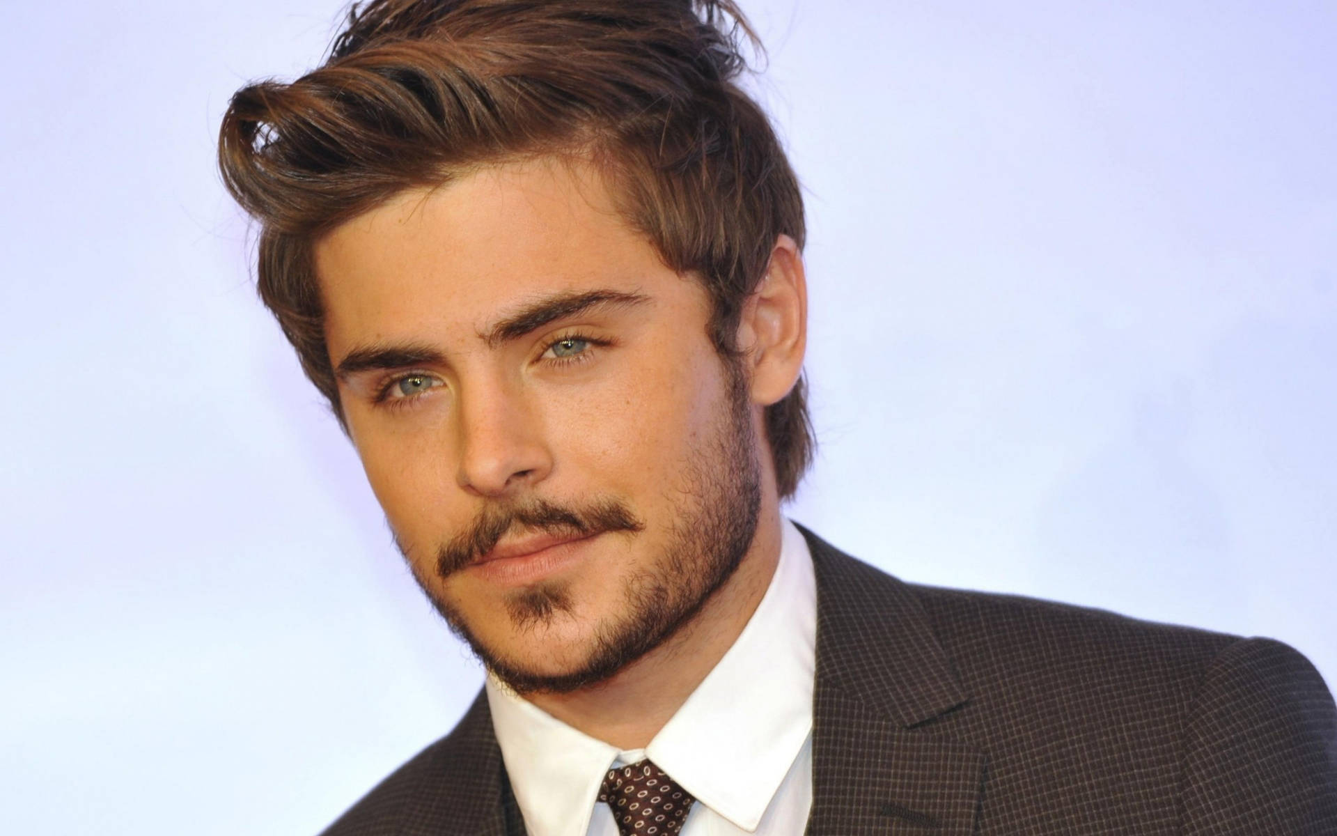 Zac Efron With Mustache