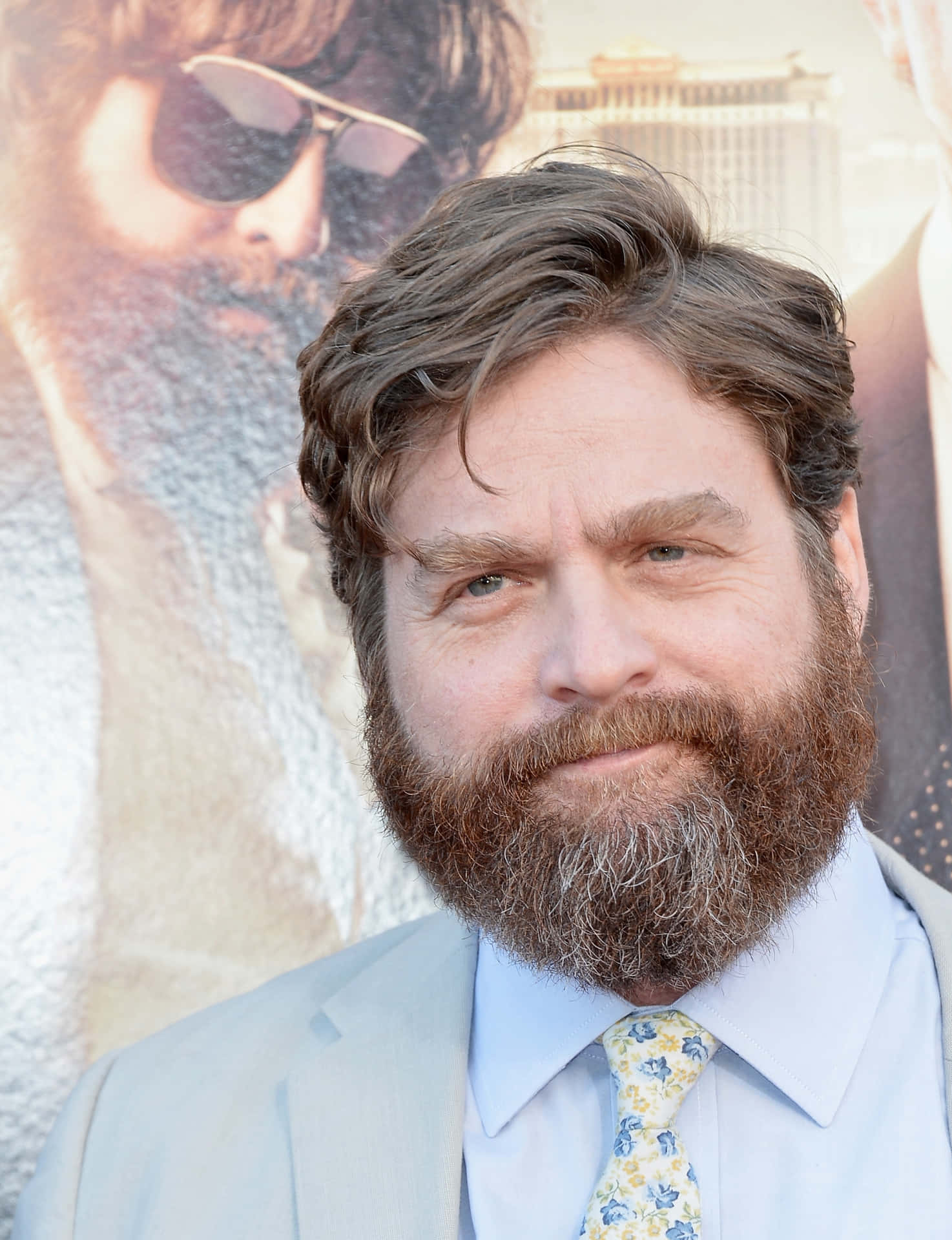 Comedic Genius Zach Galifianakis Wallpaper