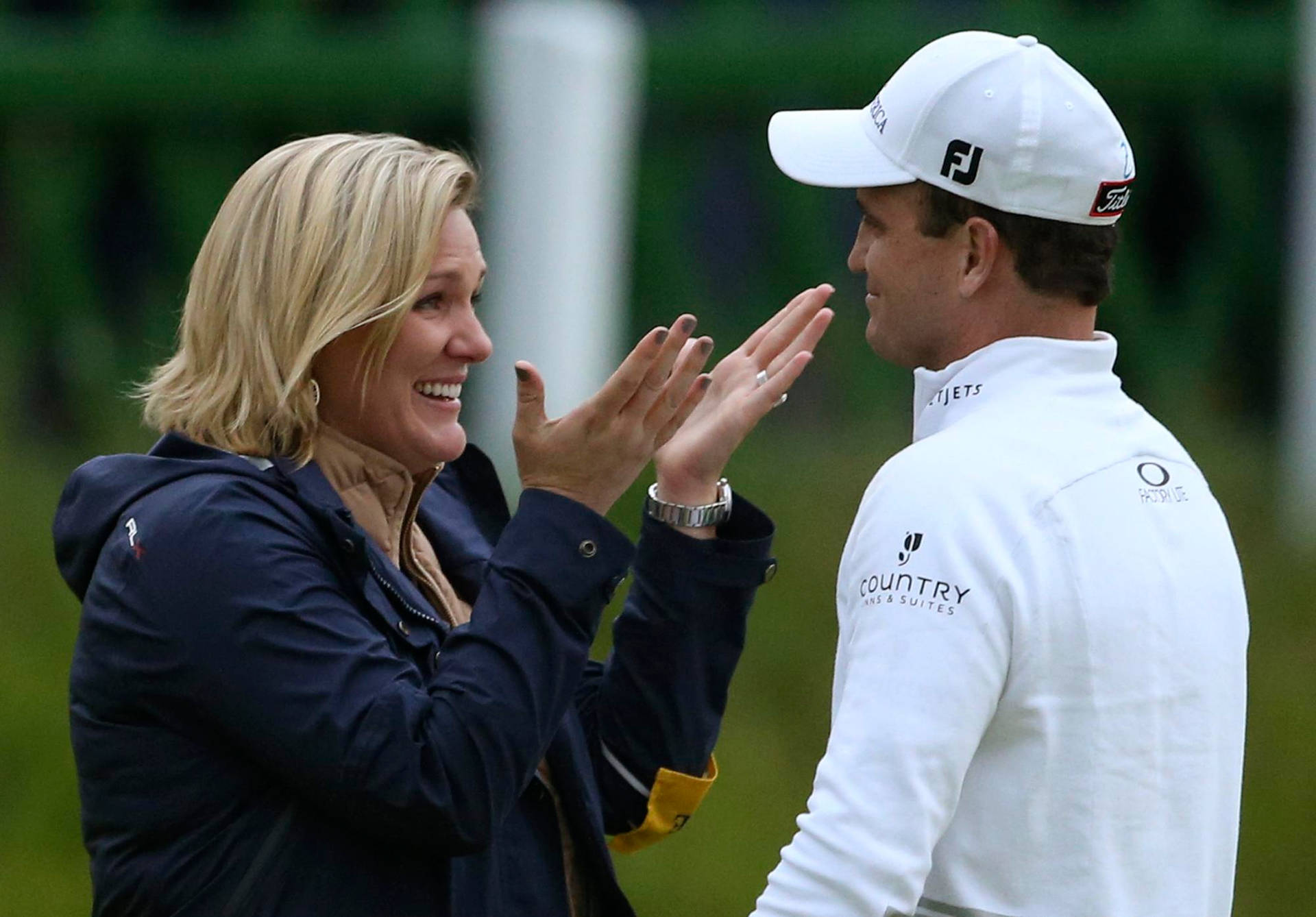 Zach Johnson With Wife Picture