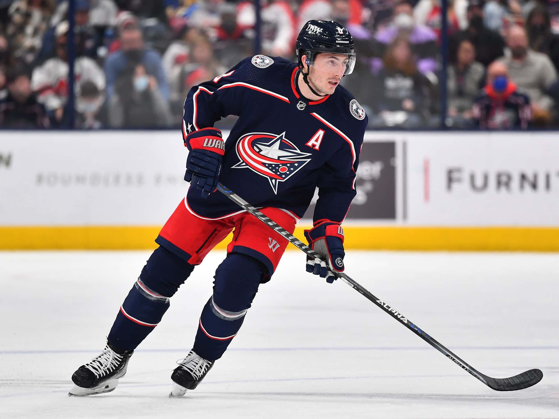 Zacharywerenski Is A Native Of Grosse Pointe, Michigan And A Professional Ice Hockey Player In The National Hockey League (nhl). He Currently Plays Defense For The Columbus Blue Jackets And Has Been A Key Player For The Team Since His Rookie Season In 2016. His Impressive Skills On The Ice And Dedication To The Sport Have Made Him A Fan Favorite And A Rising Star In The Nhl. If You're A Fan Of Zachary Werenski, Then You Might Want To Consider Adding Him To Your Computer Or Mobile Wallpaper. You Can Find Plenty Of High-quality Images Of Zachary In Action Online, And Many Of Them Are Perfect For Wallpaper Use. Whether You're Looking For A Dynamic Action Shot Or A More Relaxed Pose, There's Sure To Be A Zachary Werenski Wallpaper That Suits Your Style. So Why Not Show Your Support For This Talented Athlete And Let Him Inspire You Every Time You Look At Your Computer Or Mobile Screen? Wallpaper