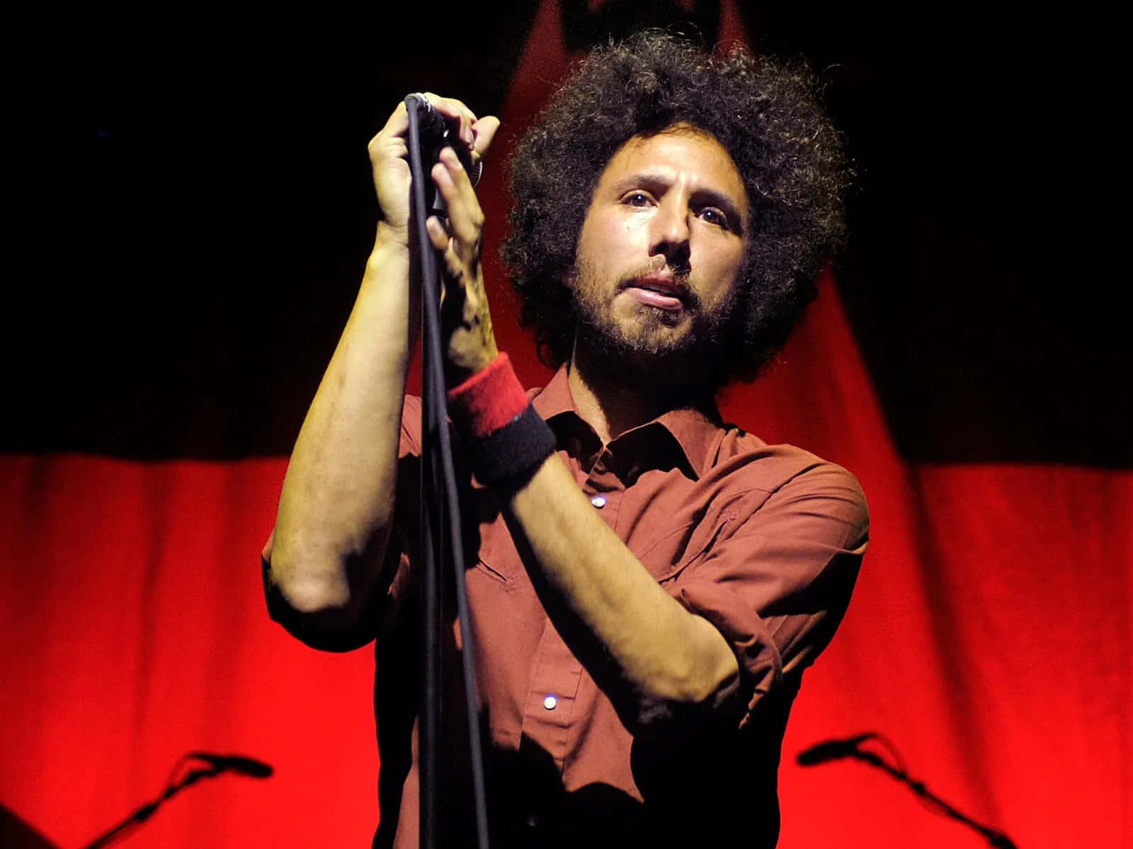 Zack De La Rocha Performing Live Wallpaper