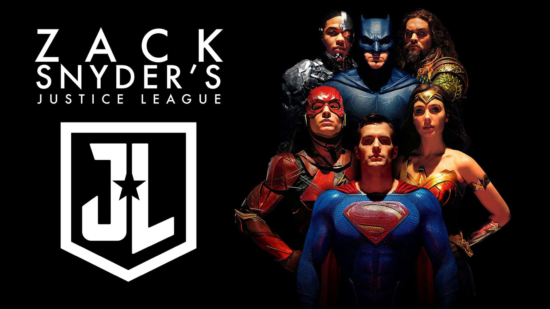 "The Justice League Unites in Zack Snyder's Film" Wallpaper
