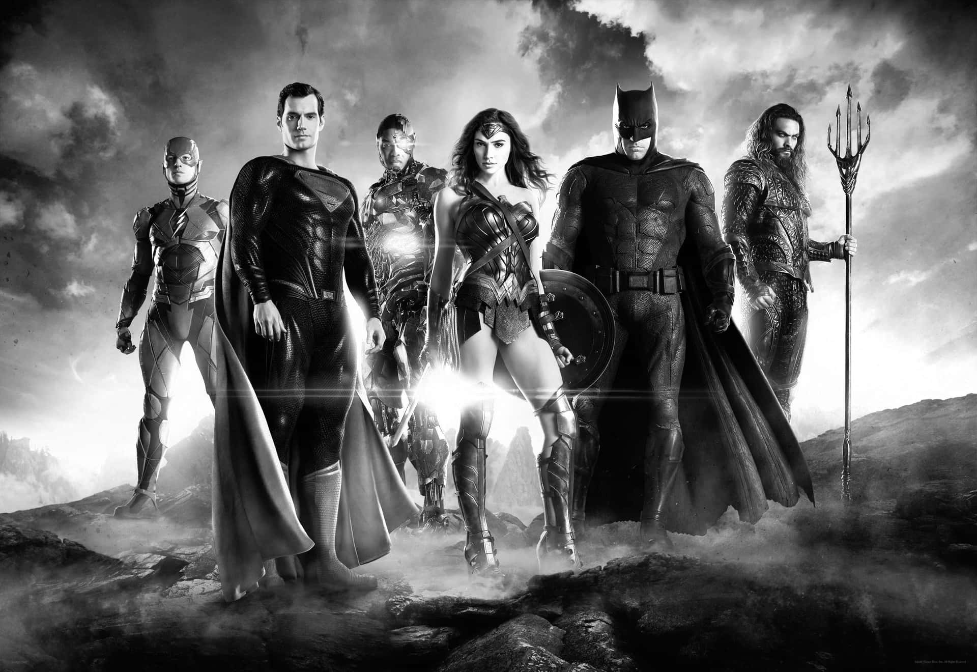 Justice League Team in Zack Snyder's Film Wallpaper