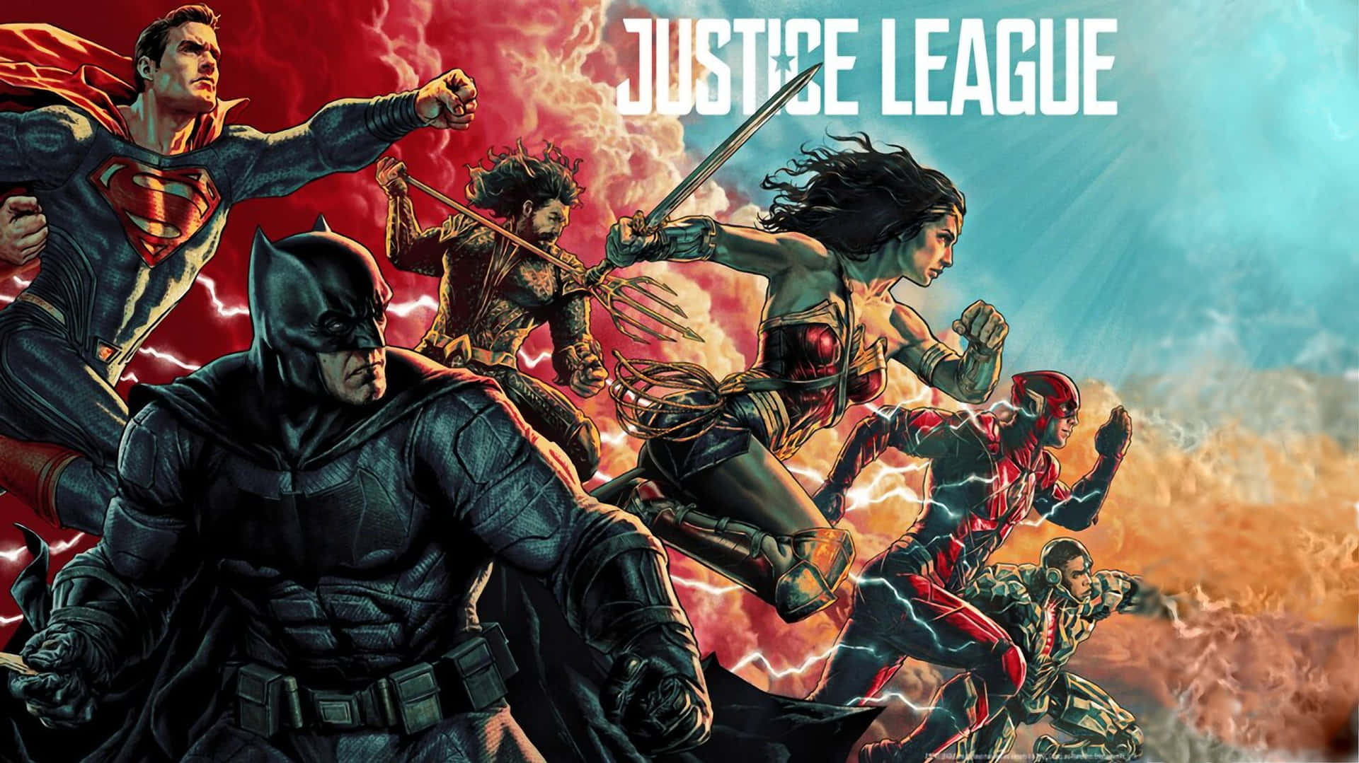 "Experience the Excitement of Zack Snyder's Justice League" Wallpaper
